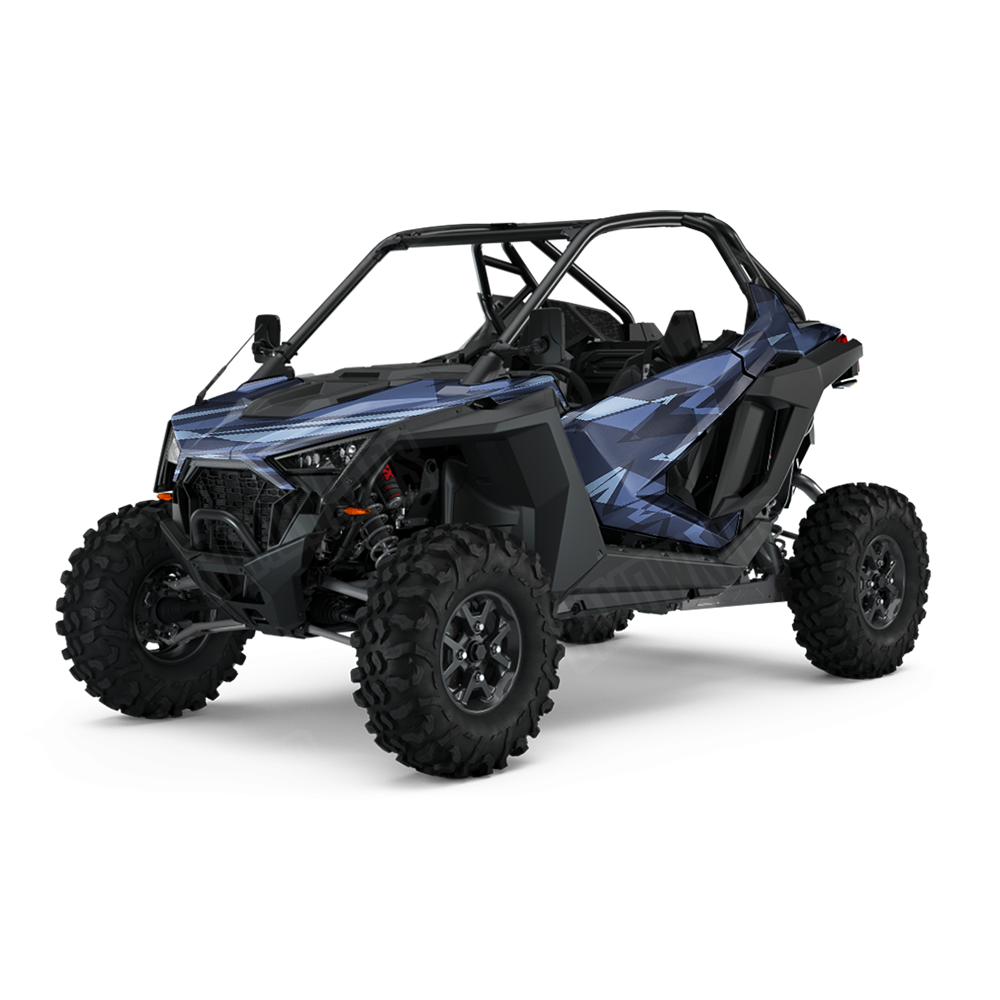 Sharp Blue Urban Night UTV Wraps
