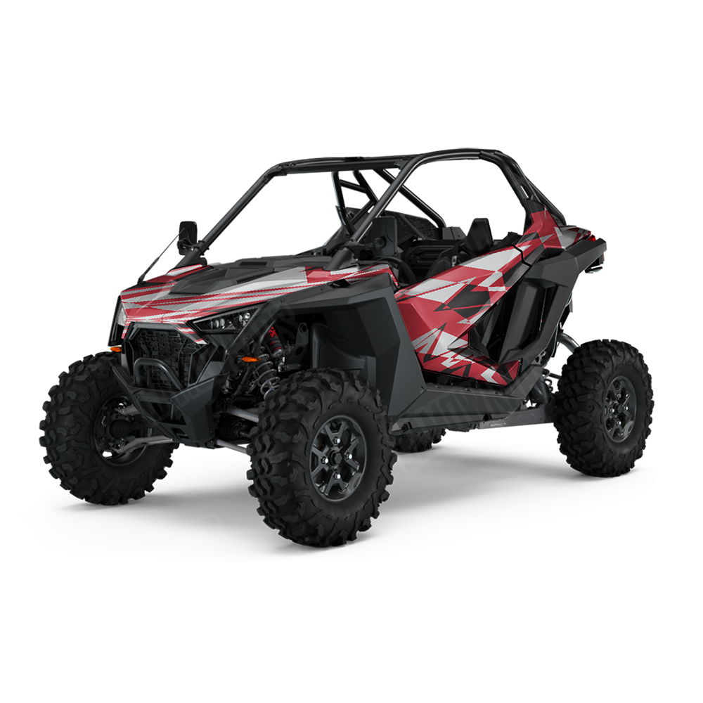 Sharp Red Tiger UTV Wraps