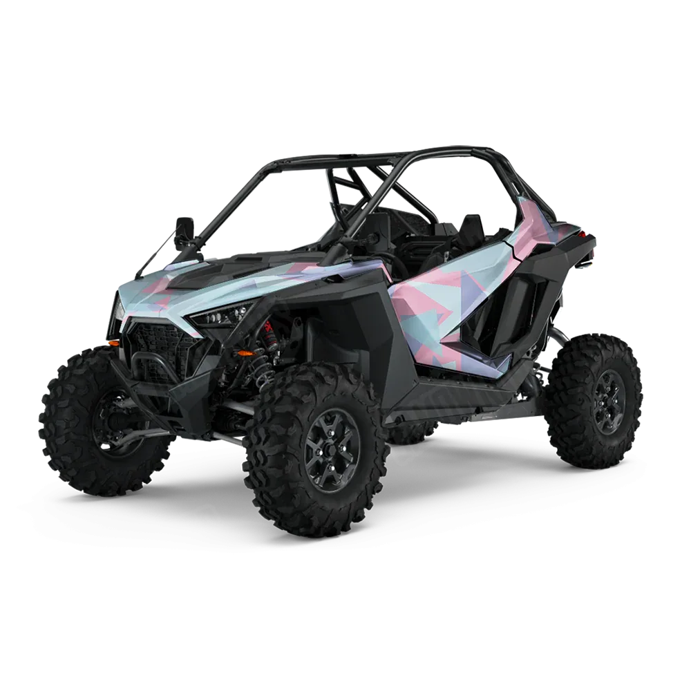 Shattered Cotton Candy UTV Wraps