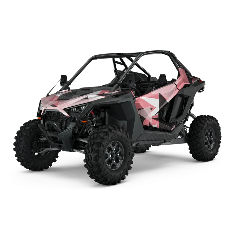Shattered Pink UTV Wraps
