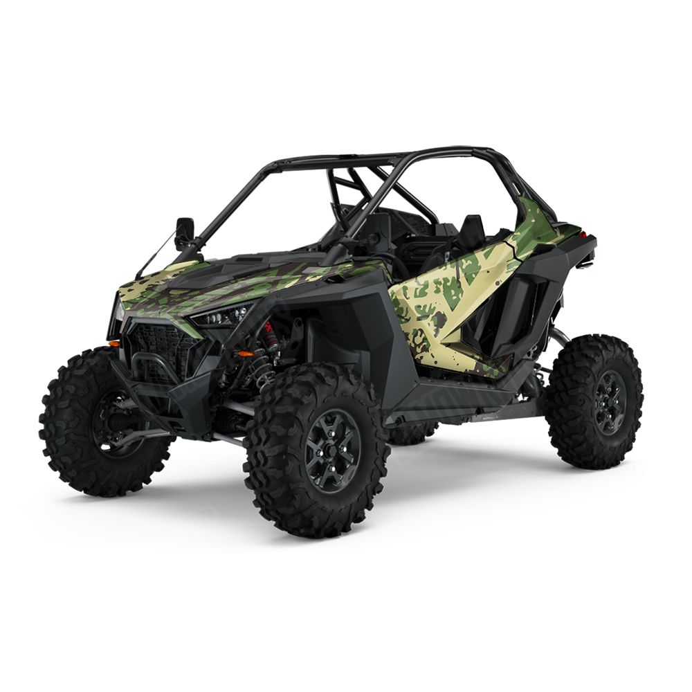 Tire Splatter Jungle UTV Wraps