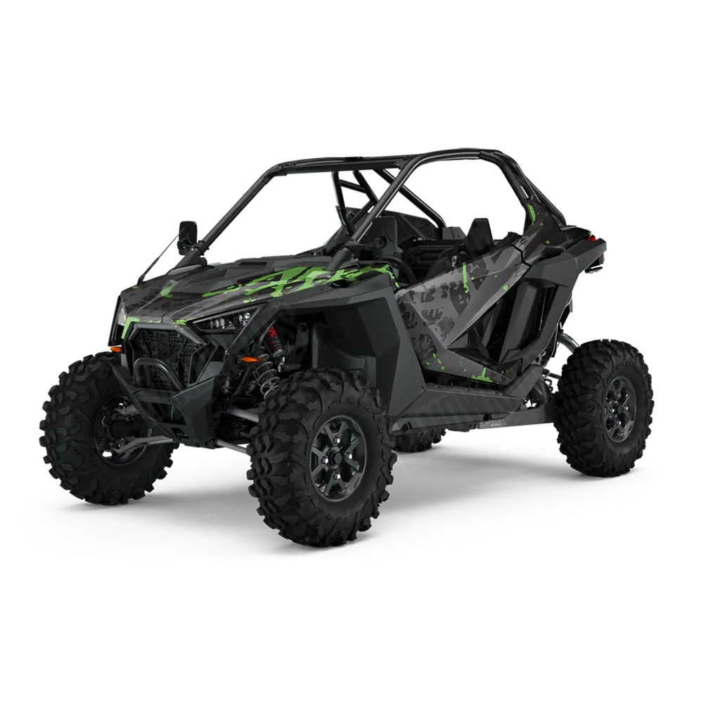 Tire Splatter Metro Green UTV Wraps
