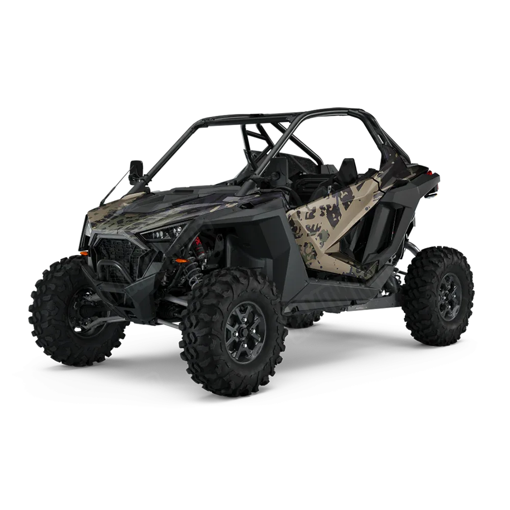 Tire Splatter Militant Blue UTV Wraps