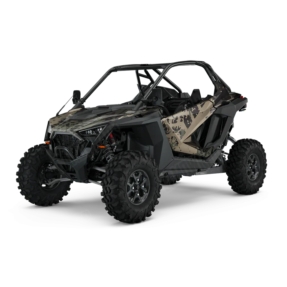 Tire Splatter Militant Green UTV Wraps