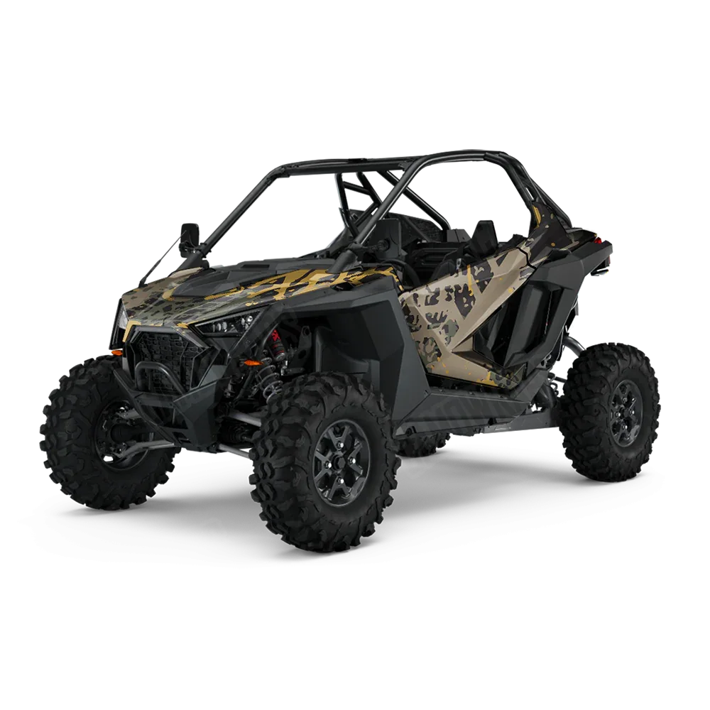 Tire Splatter Militant Yellow UTV Wraps