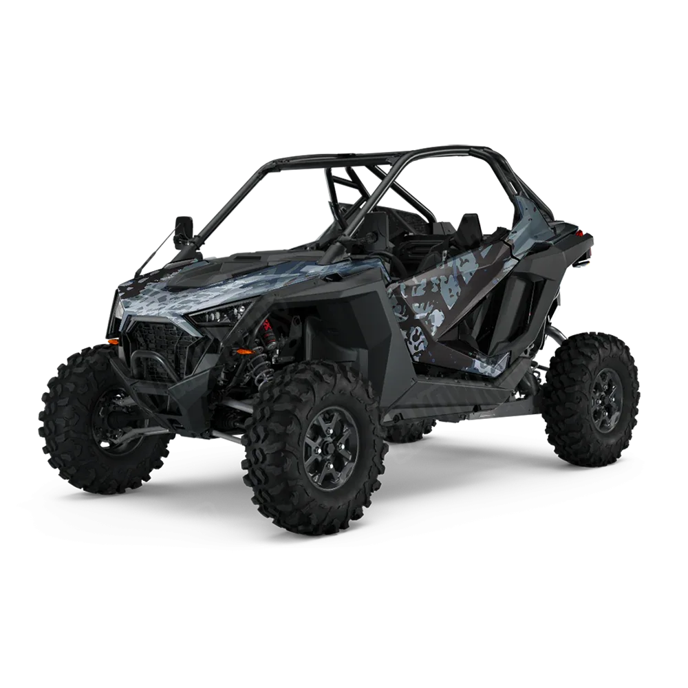 Tire Splatter Navy UTV Wraps