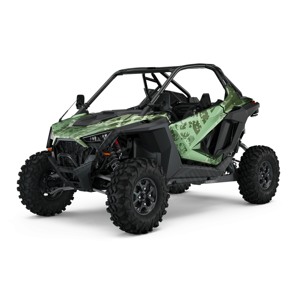 Tire Splatter Pistachio UTV Wraps