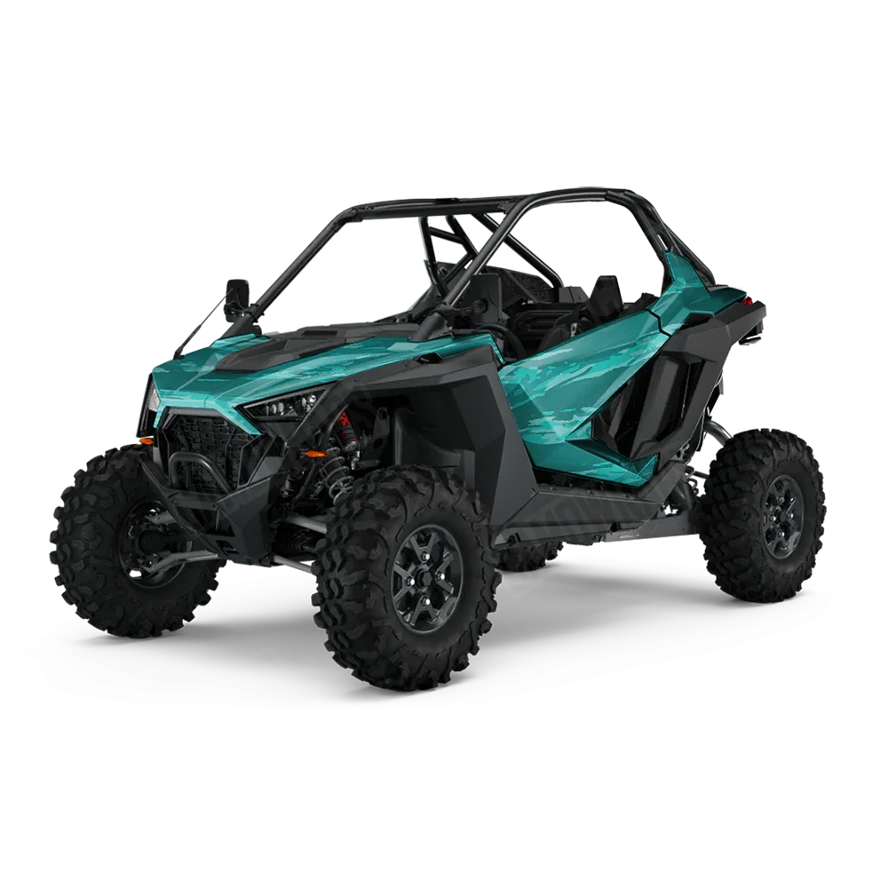 Vietnam Tiger Stripe Elite Tiffany Blue UTV Wraps
