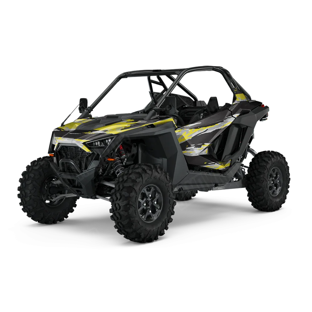 Vietnam Tiger Stripe Yellow Tiger UTV Wraps
