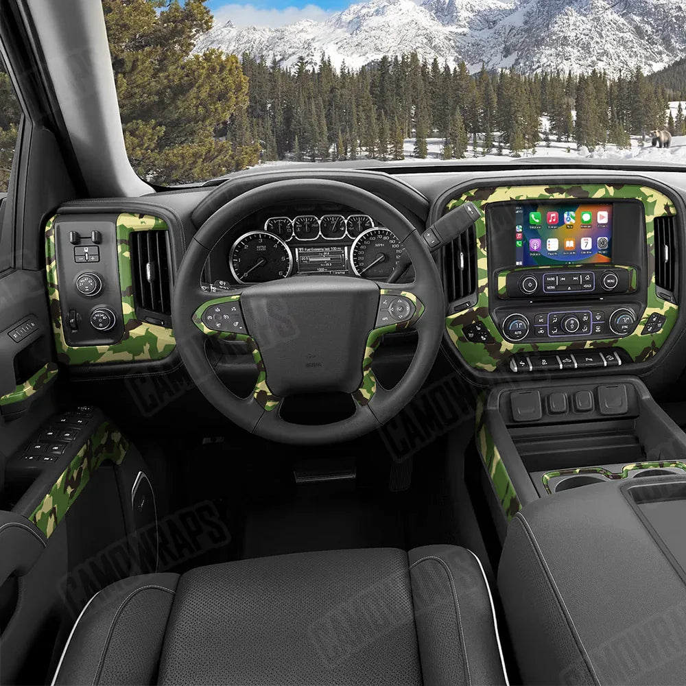 Erratic Jungle Car Interior Skins