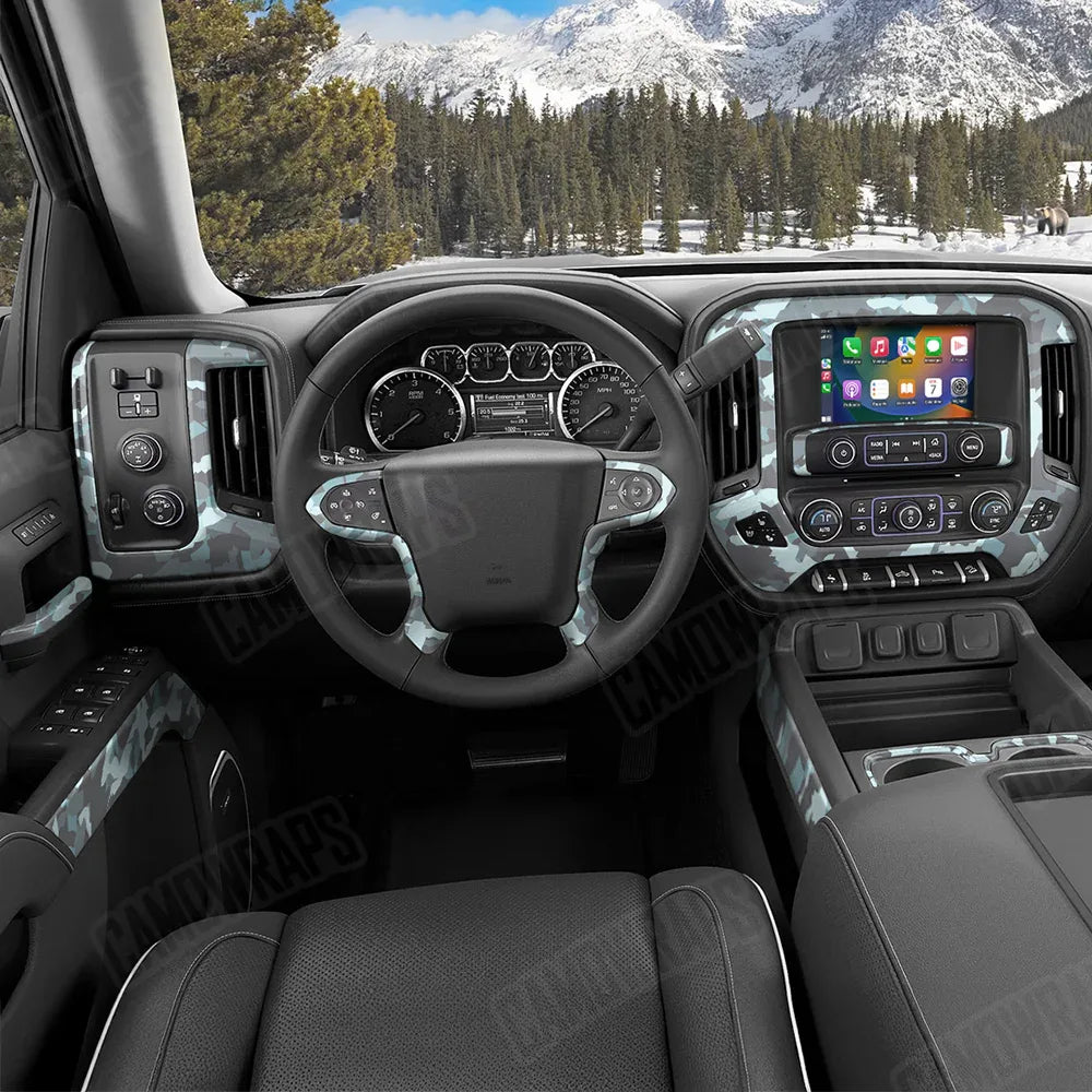 Erratic Overcast Car Interior Skins