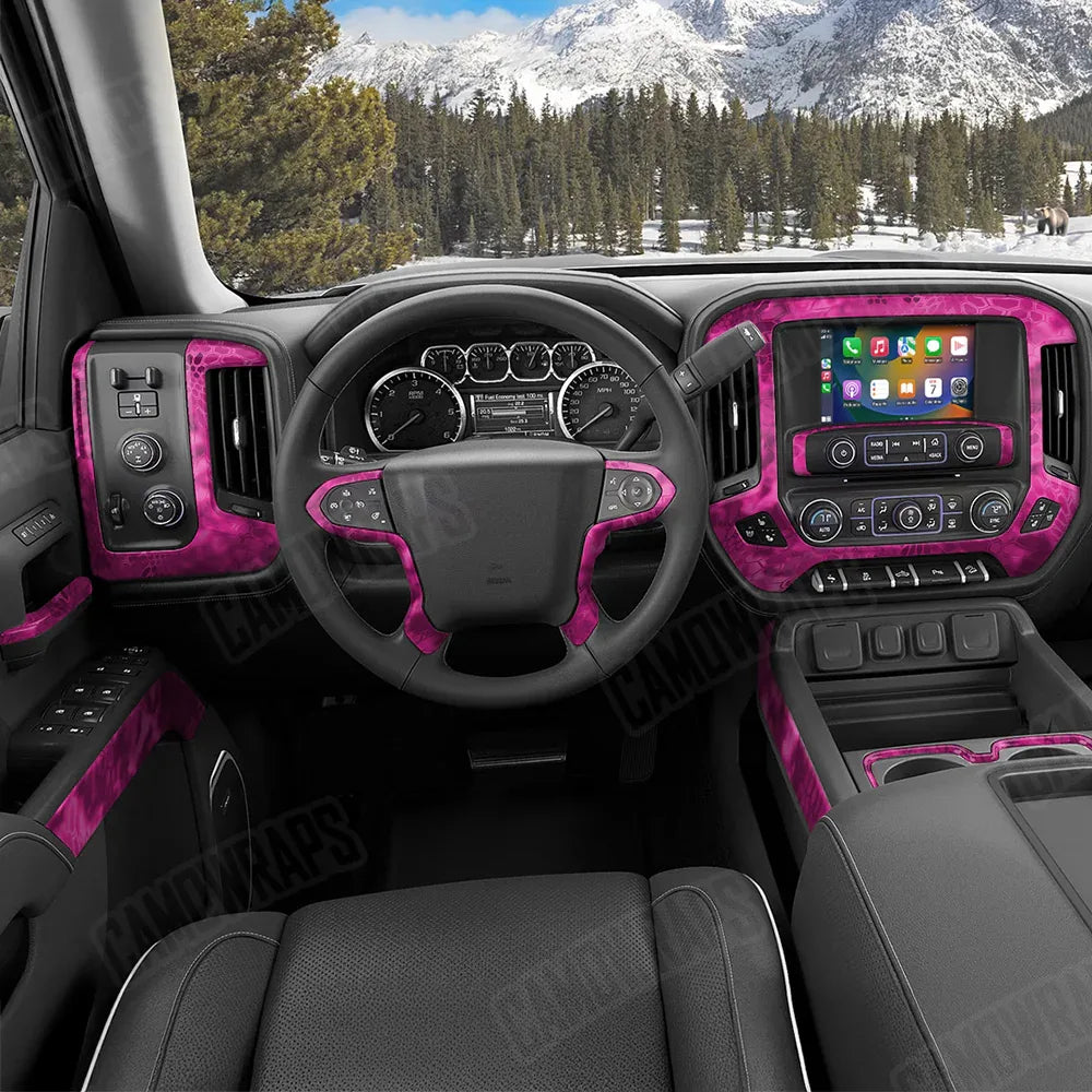 Kryptek Magenta Car Interior Skins