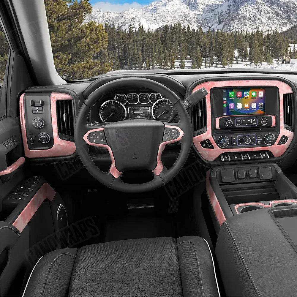 Kryptek Pink Car Interior Skins