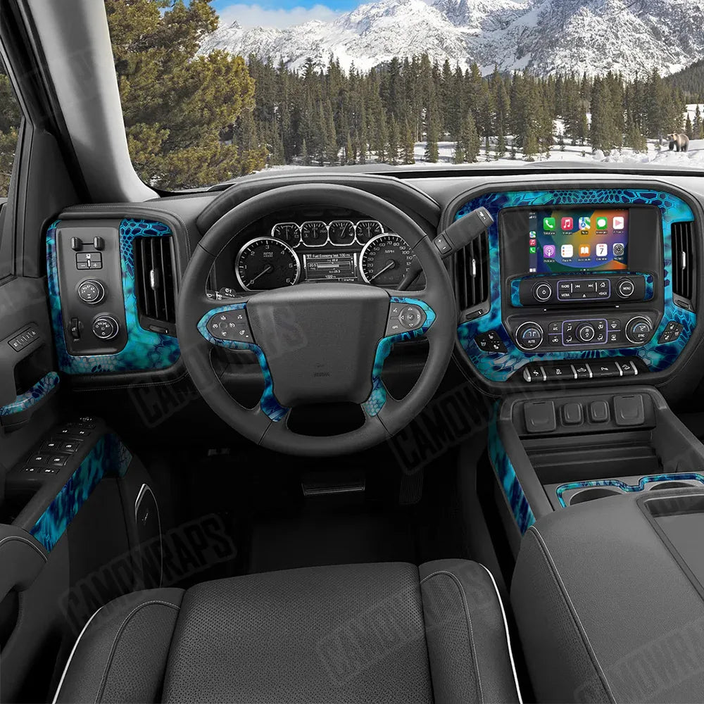 Kryptek Pontus Car Interior Skins