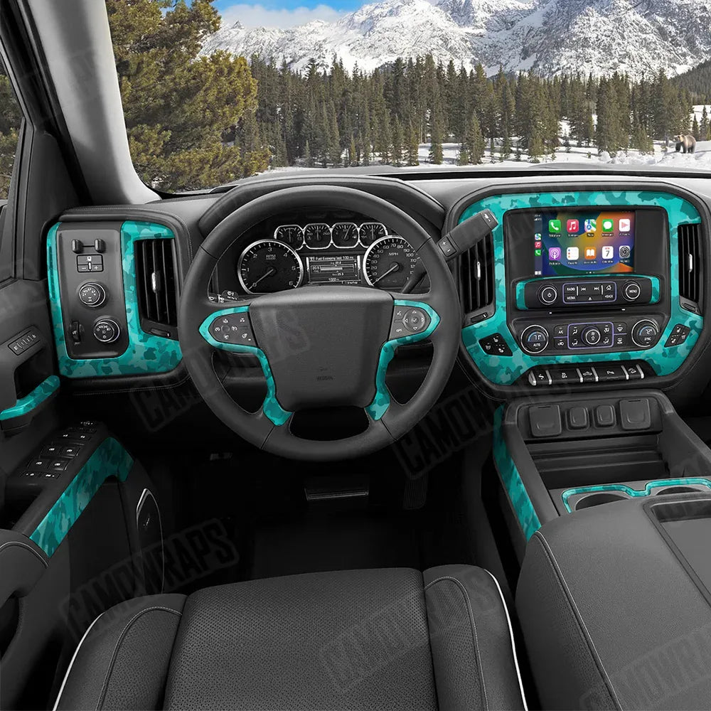 Cumulus Elite Tiffany Blue Car Interior Skins
