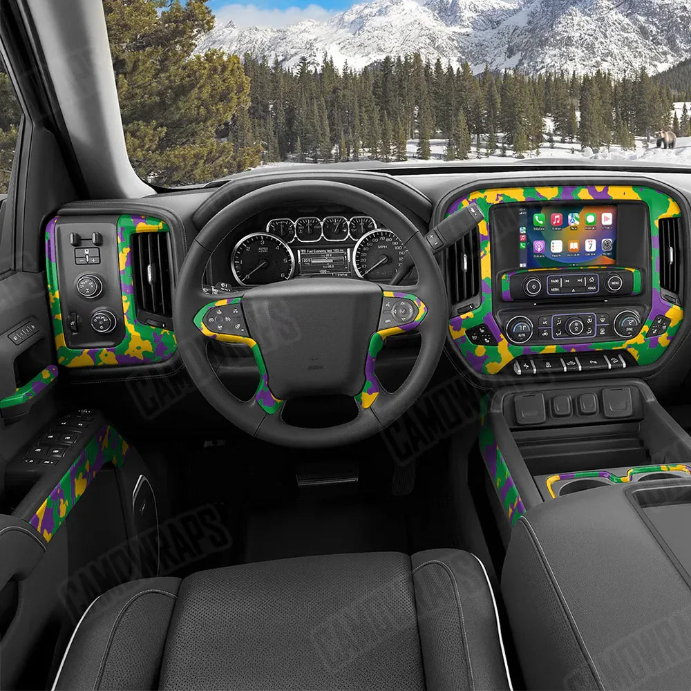 Cumulus Mardi Gras Car Interior Skins