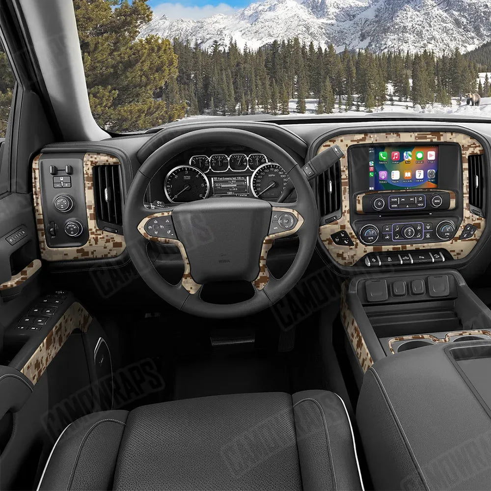 Digital Desert Car Interior Skins