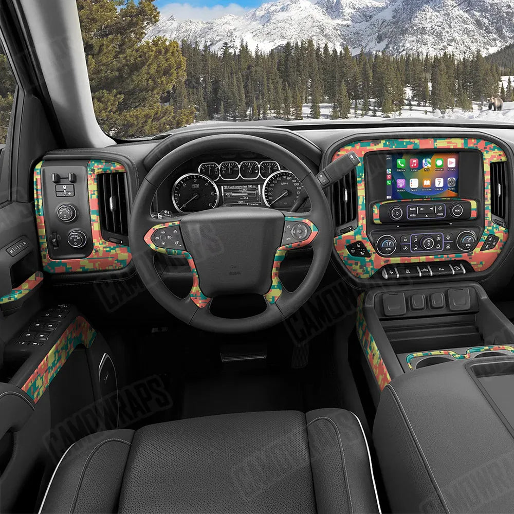 Digital Fiesta Car Interior Skins