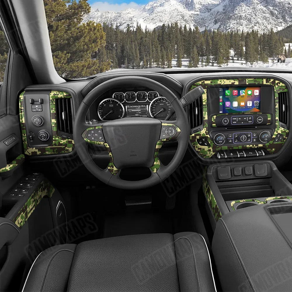 Digital Jungle Car Interior Skins