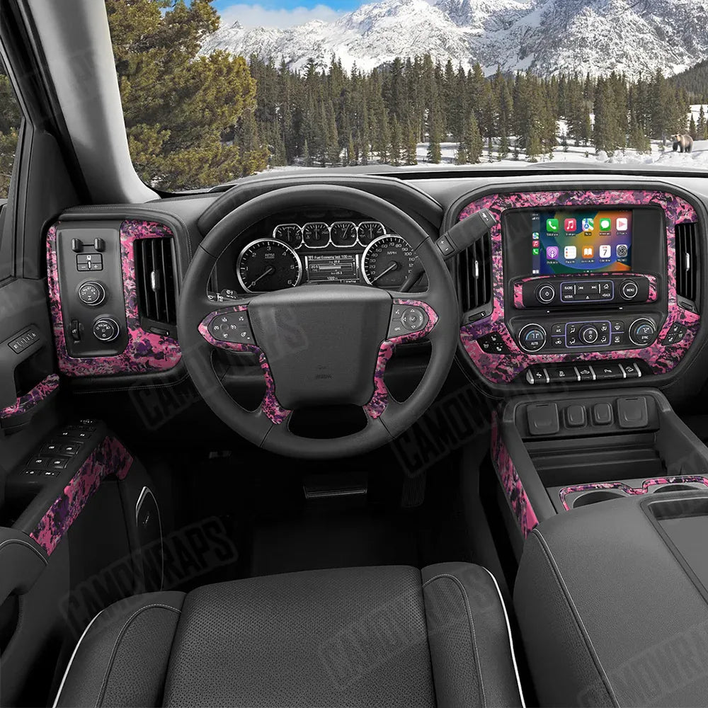 Muddy Girl Flat Car Interior Skins