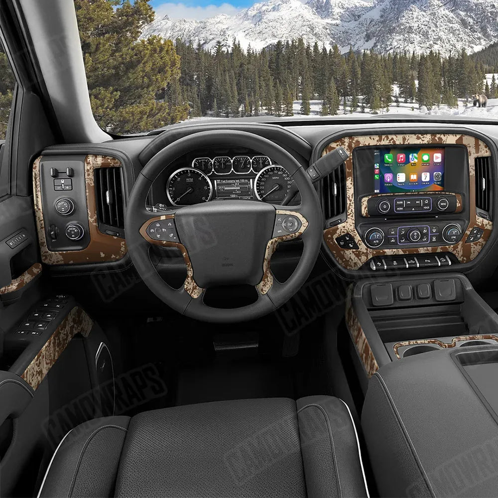 Pasted Desert Car Interior Skins
