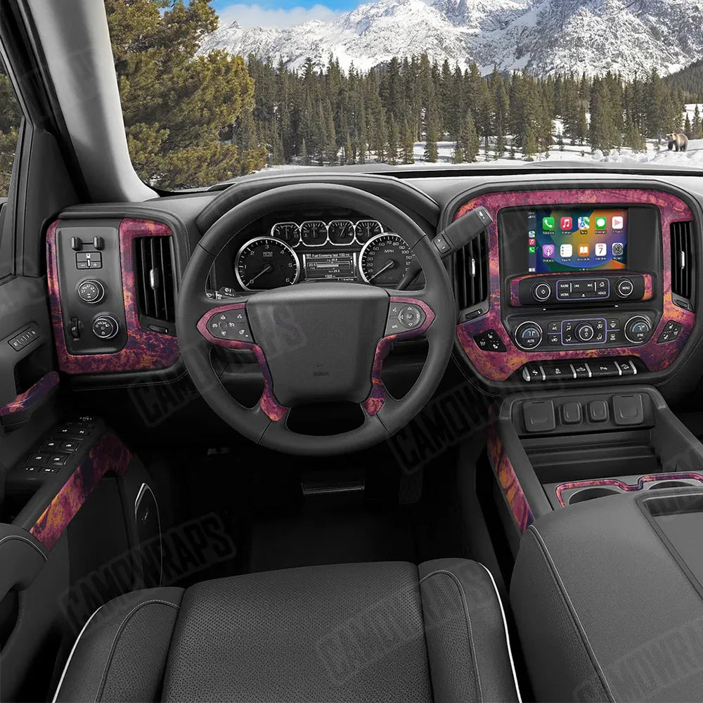 Realtree XTREME Gothic Grape Car Interior Skins