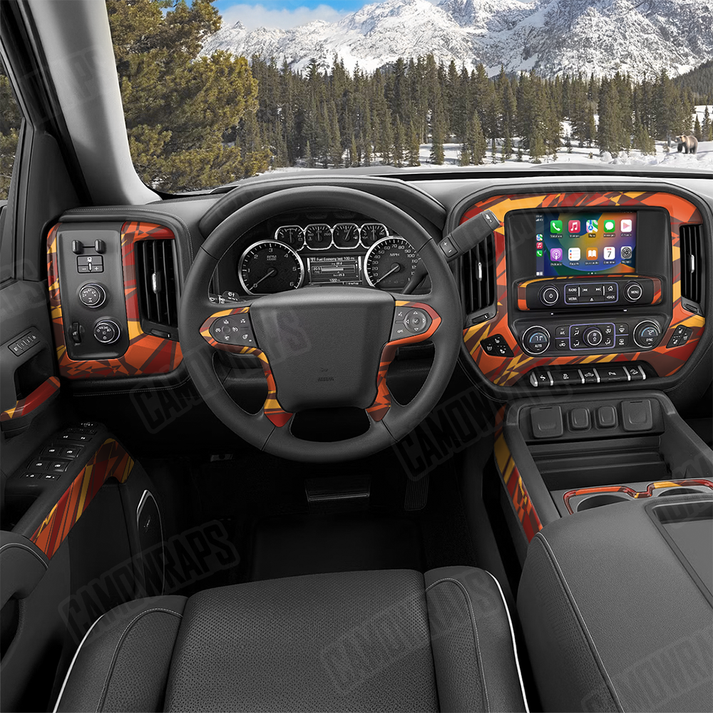 Sharp Autumn Car Interior Skins