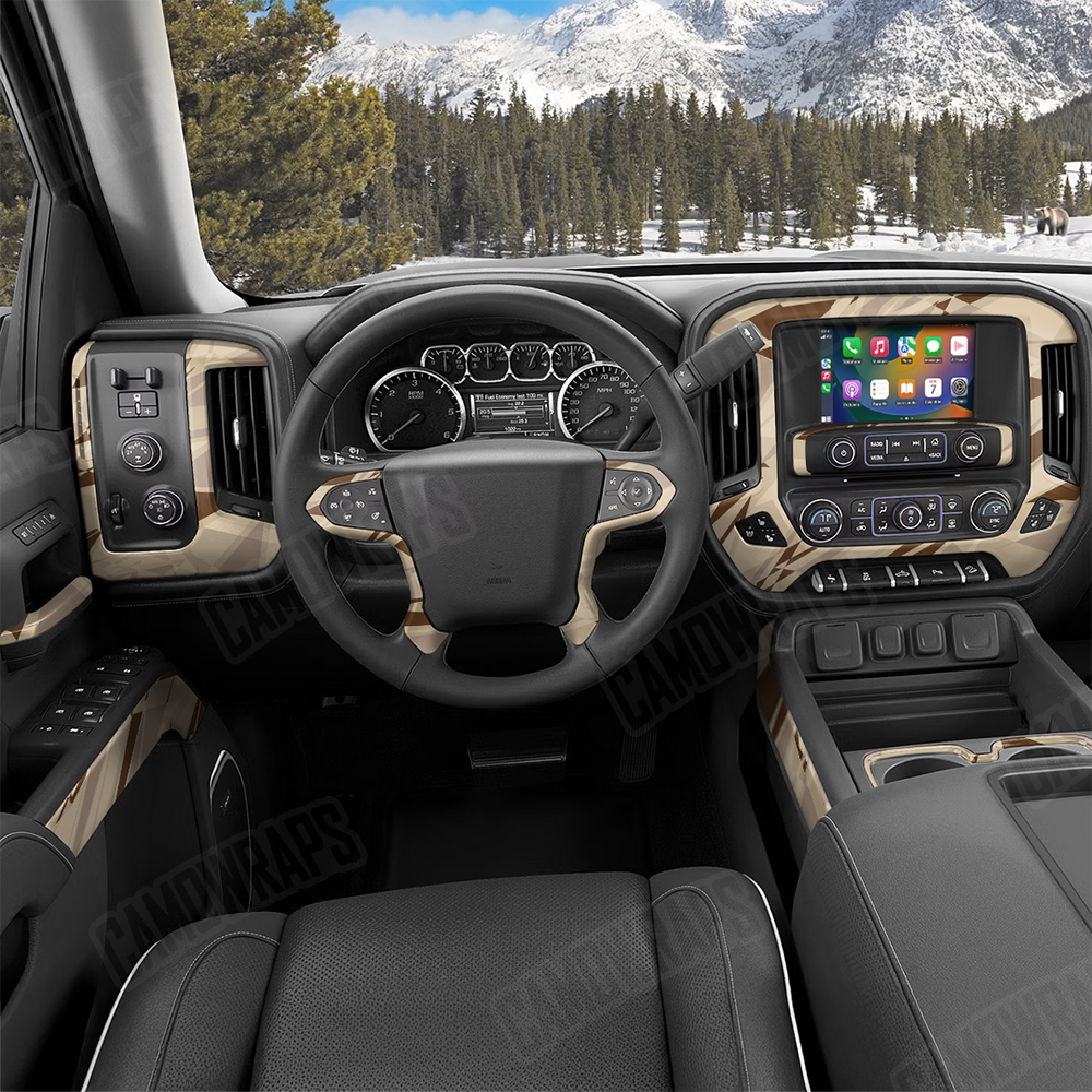 Sharp Desert Car Interior Skins