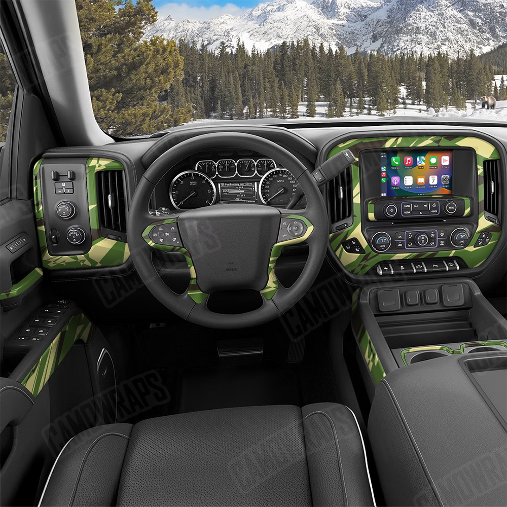 Sharp Jungle Car Interior Skins