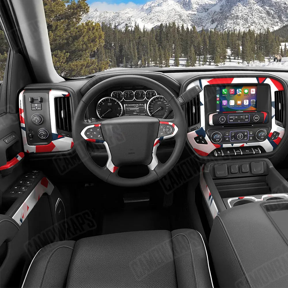 Shattered America Car Interior Skins
