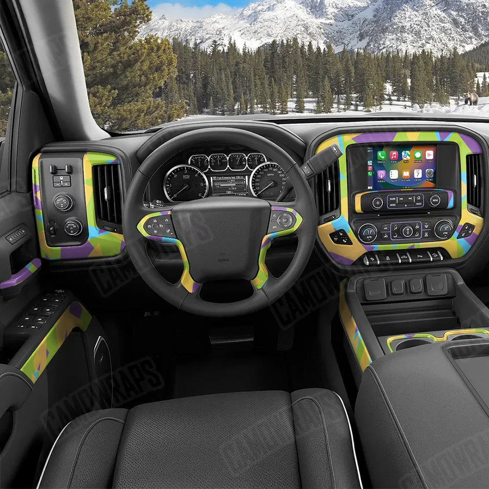 Shattered Carnival Car Interior Skins