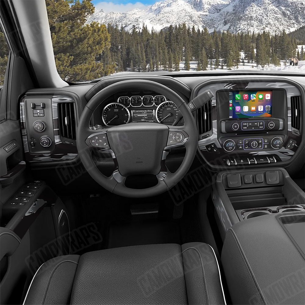 Shredded Urban Night Car Interior Skins