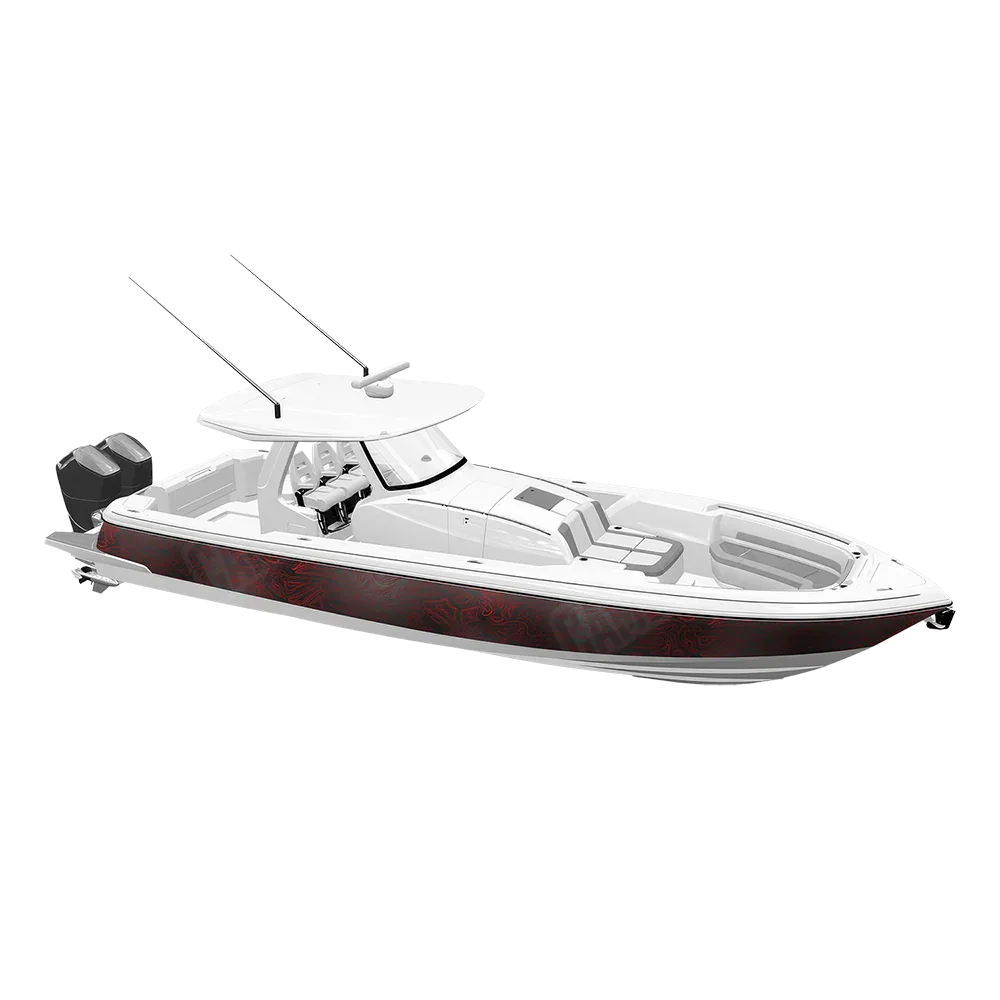 Damascus Red Yacht Wraps