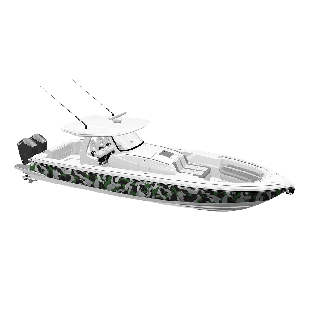 Ragged Green Tiger Yacht Wraps