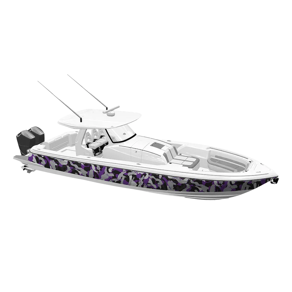 Ragged Purple Tiger Yacht Wraps