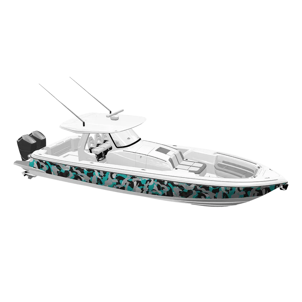 Ragged Tiffany Blue Tiger Yacht Wraps