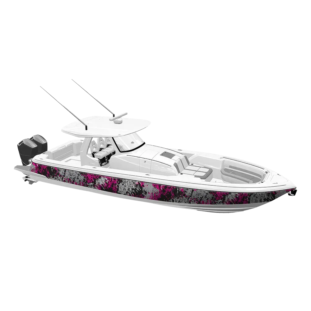 Pasted Magenta Tiger Yacht Wraps