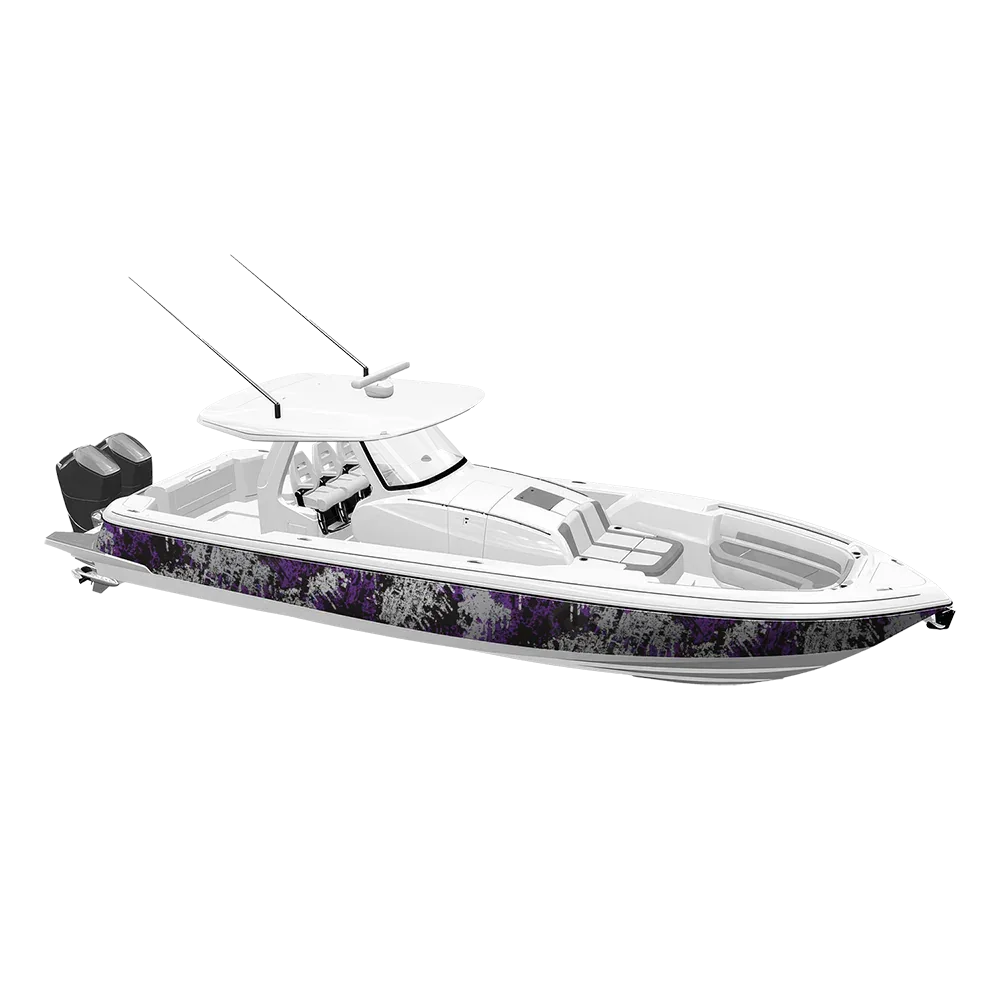 Pasted Purple Tiger Yacht Wraps