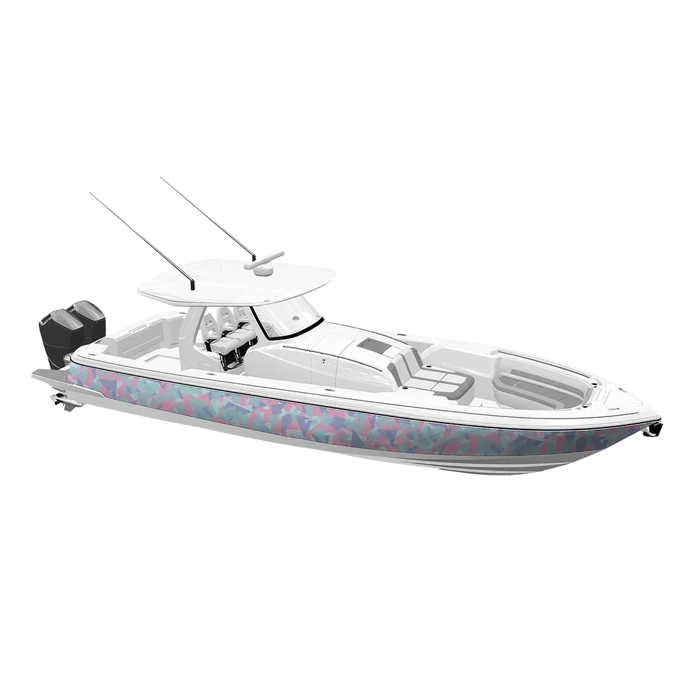 Shattered Cotton Candy Yacht Wraps