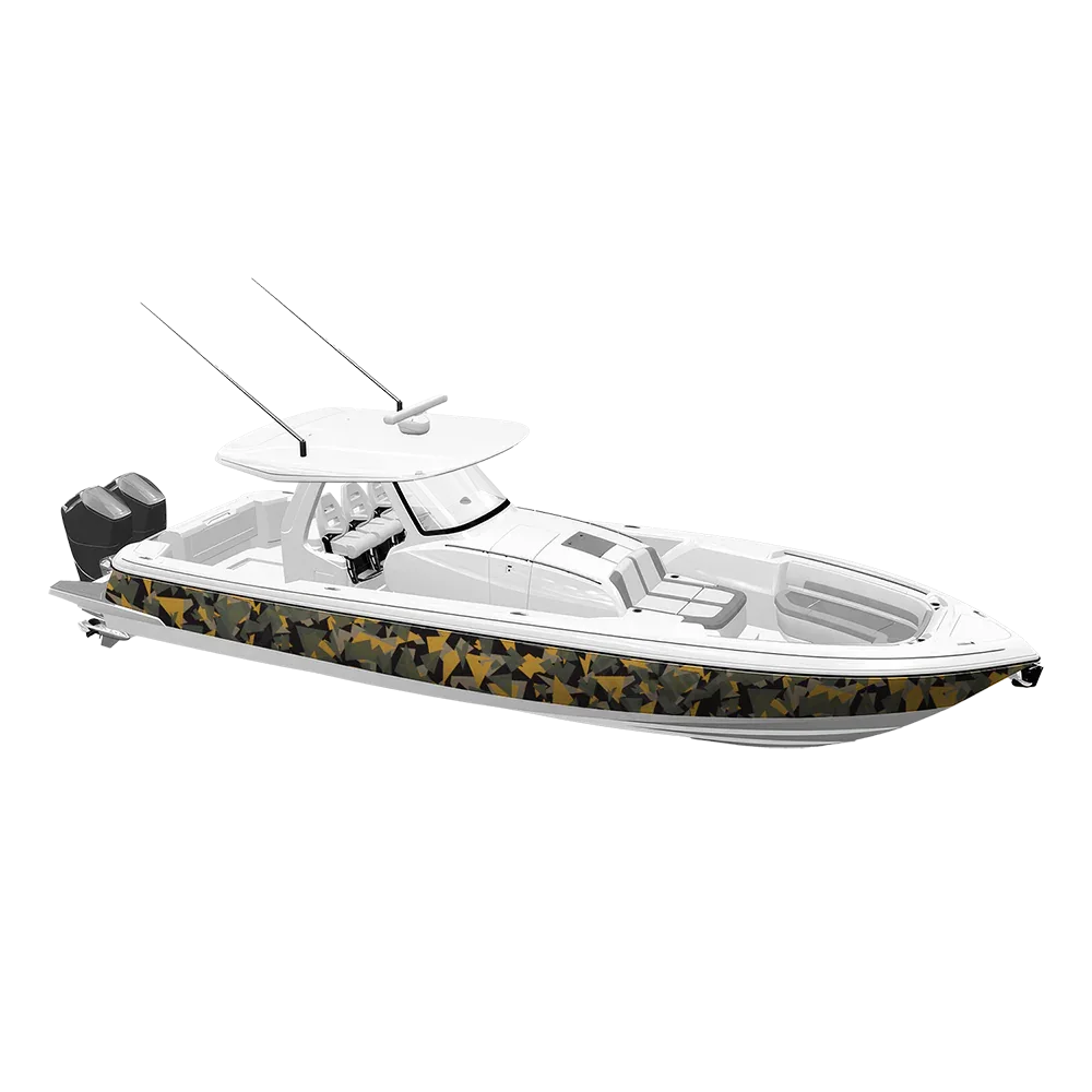 Shattered Militant Yellow Yacht Wraps