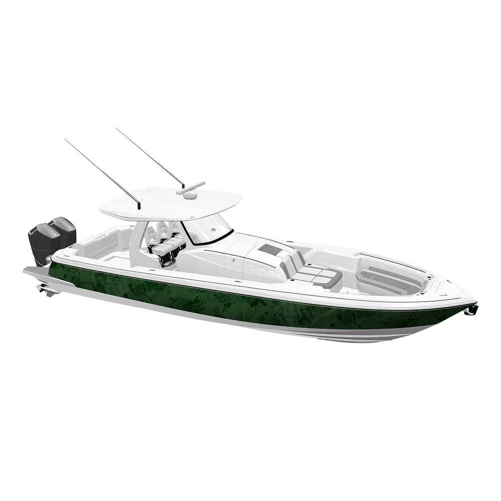 Tire Splatter Elite Green Yacht Wraps
