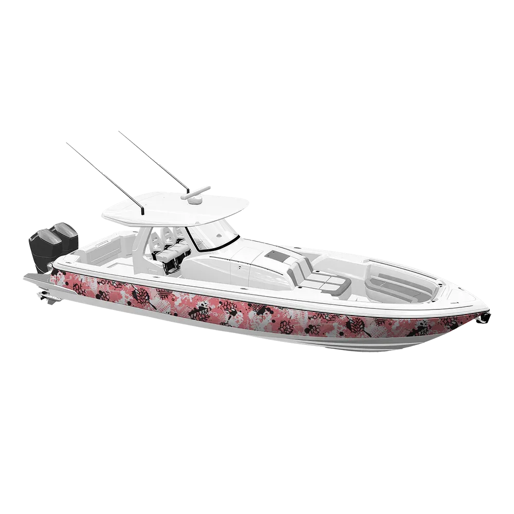 Tire Splatter Pink Yacht Wraps