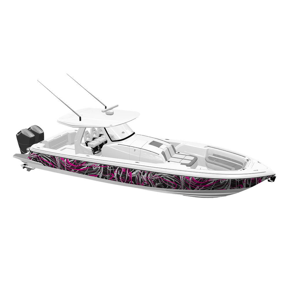 Liquid Smoke Magenta Tiger Yacht Wraps