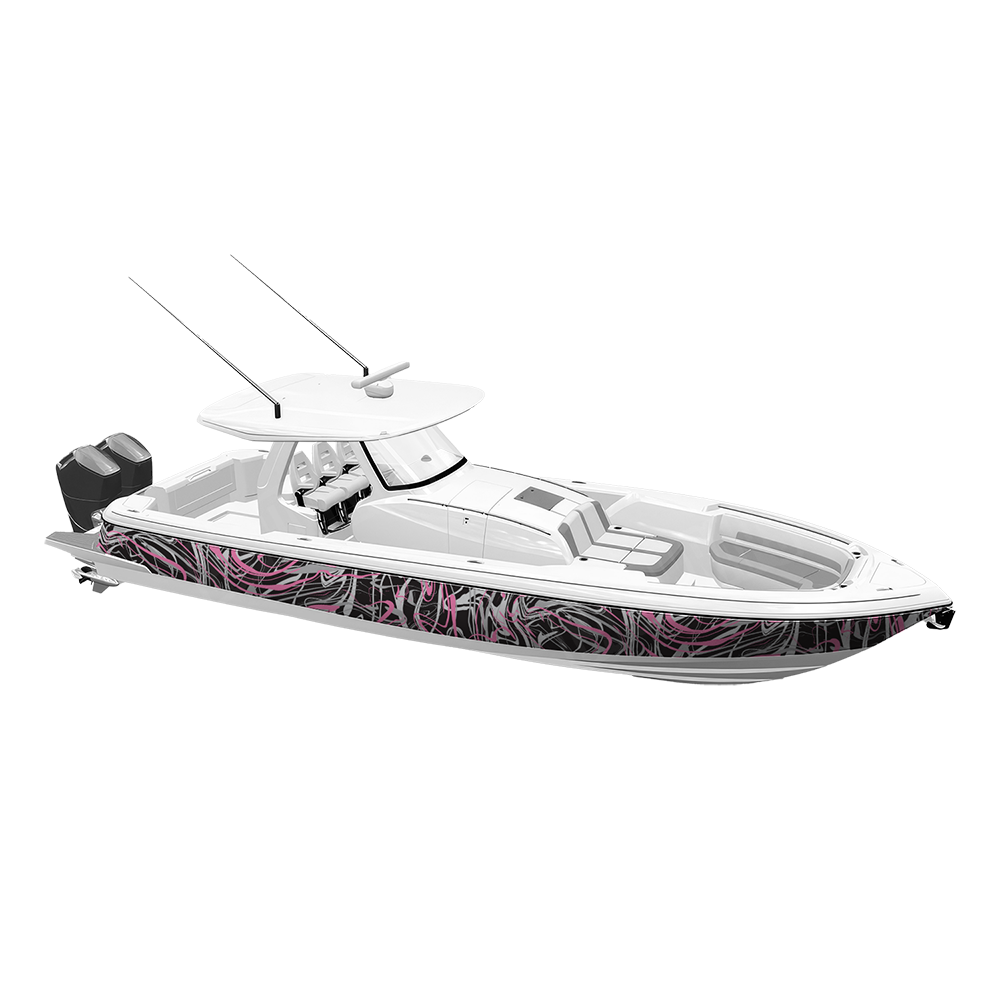 Liquid Smoke Pink Tiger Yacht Wraps