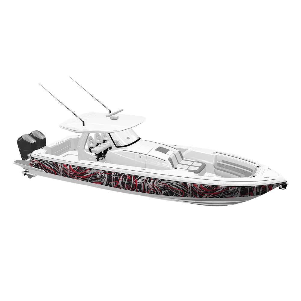 Liquid Smoke Red Tiger Yacht Wraps