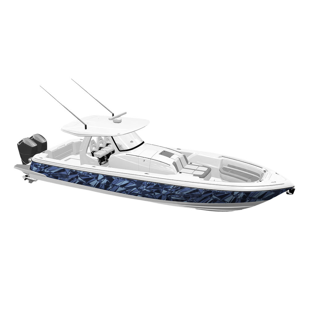 Sharp Blue Urban Night Yacht Wraps