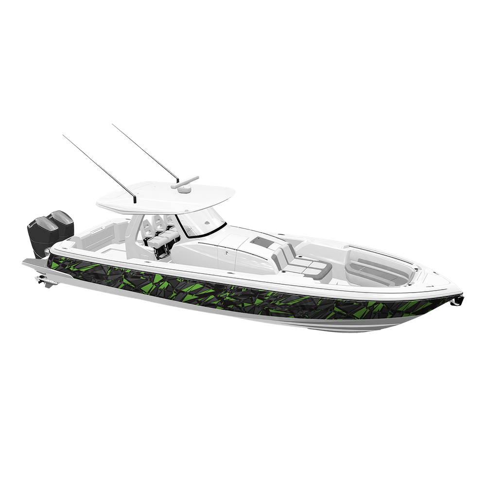 Sharp Metro Green Yacht Wraps