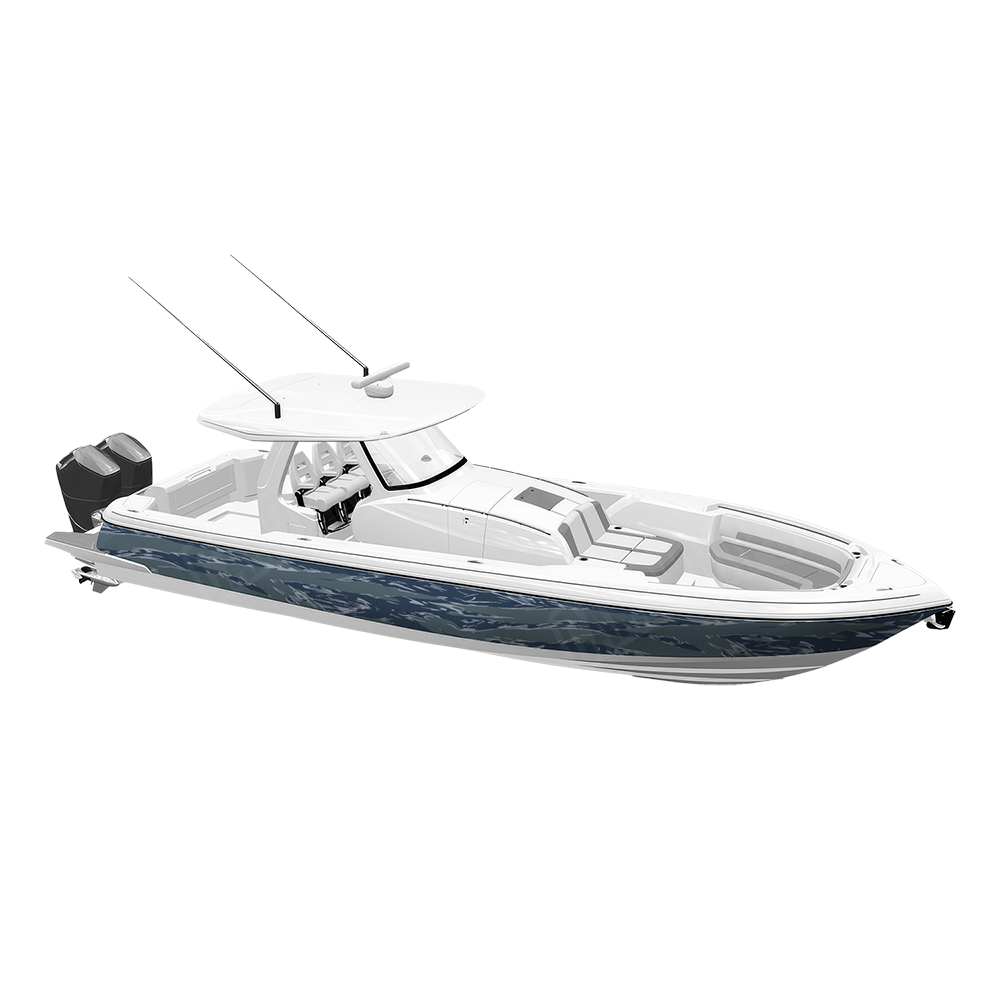 Shredded Navy Yacht Wraps