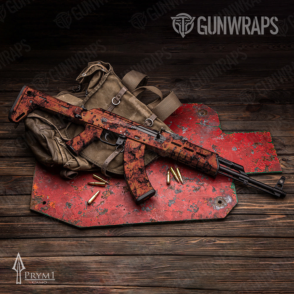 Prym1 Boulder Red Tea AK-47 Gun Skin Vinyl Wraps