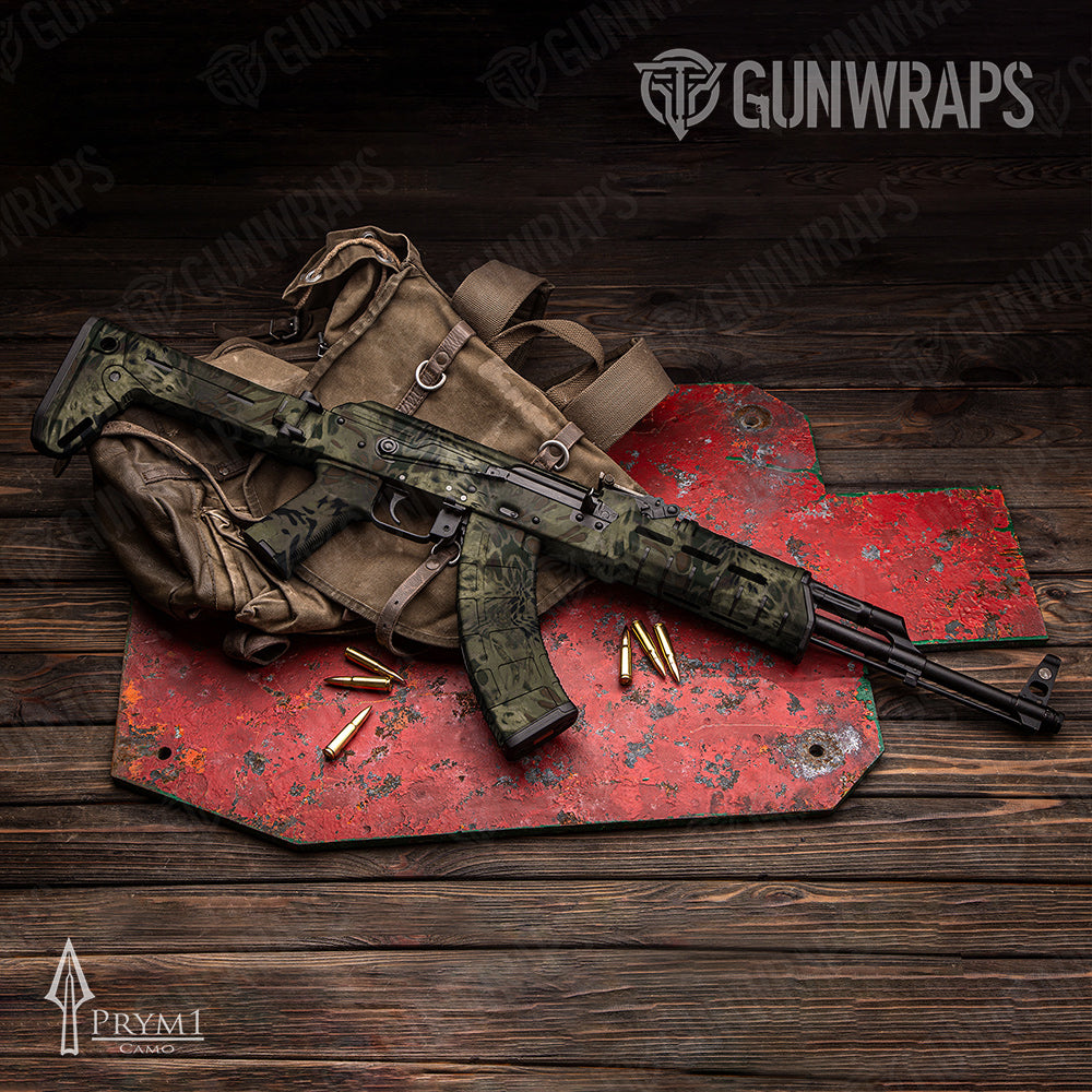 Prym1 Camo Woodlands AK-47 Gun Skin Vinyl Wraps